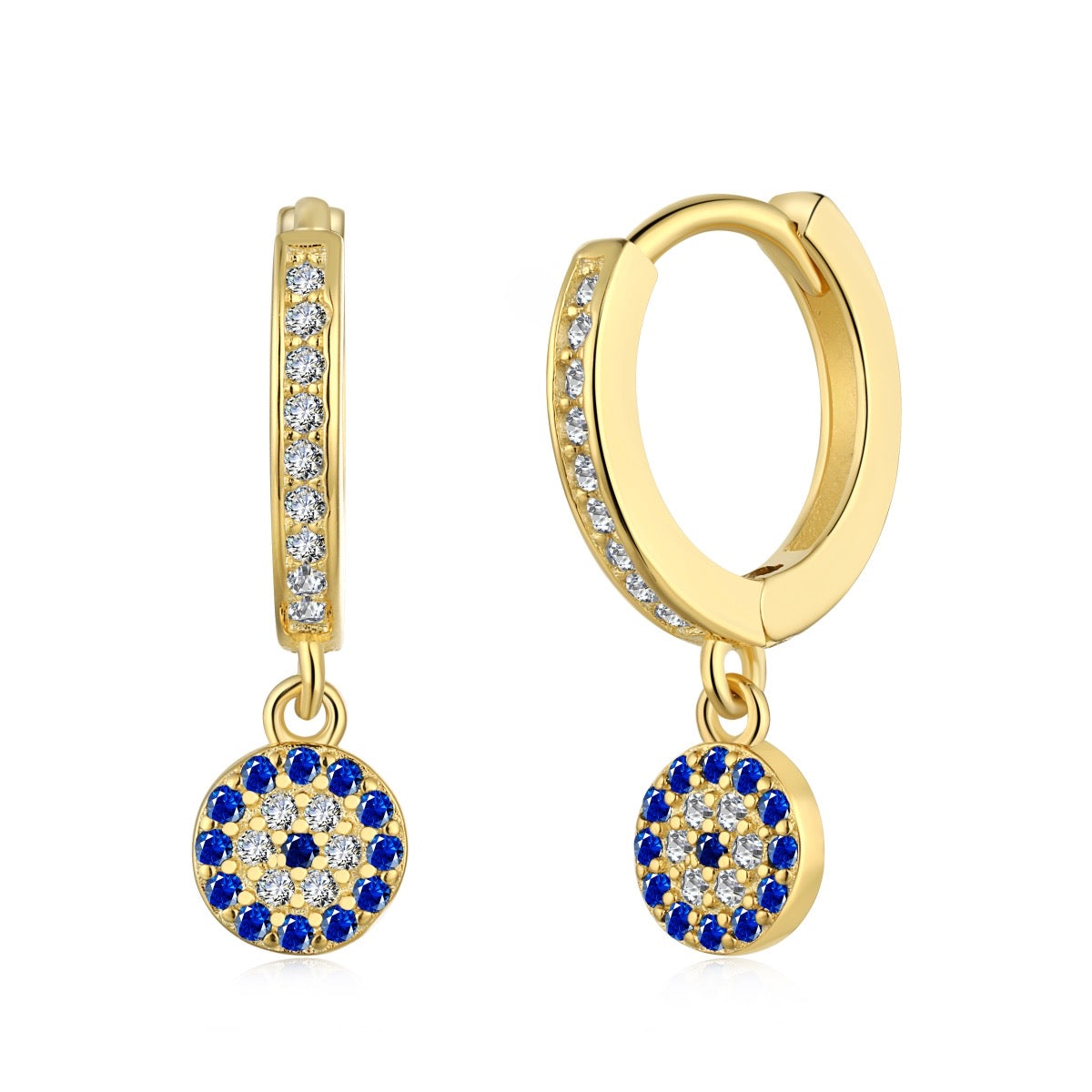 Hoop pendente portafortuna