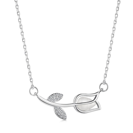 Collana con rosa
