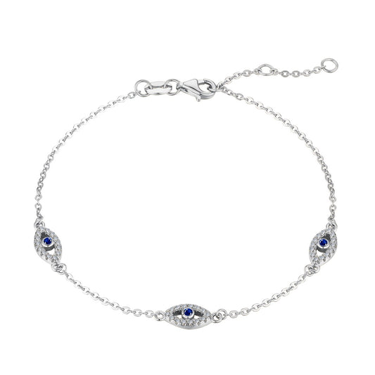 Bracciale con occhio portafortuna